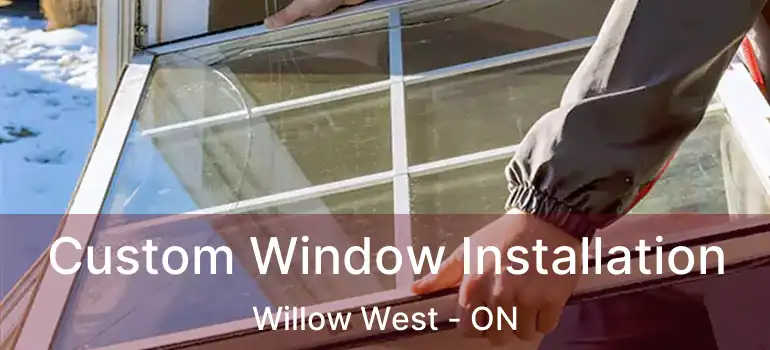  Custom Window Installation Willow West - ON