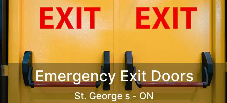  Emergency Exit Doors St. George s - ON