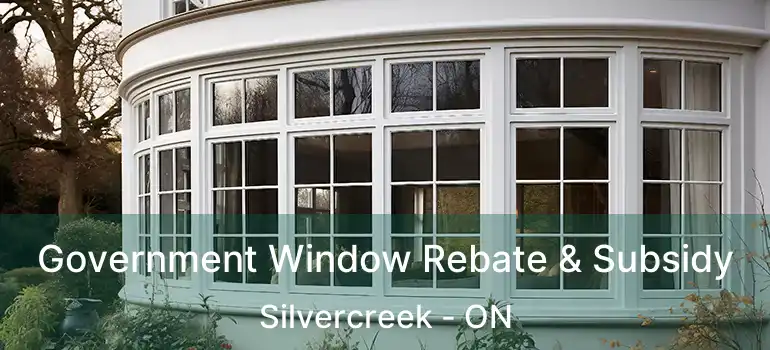  Government Window Rebate & Subsidy Silvercreek - ON