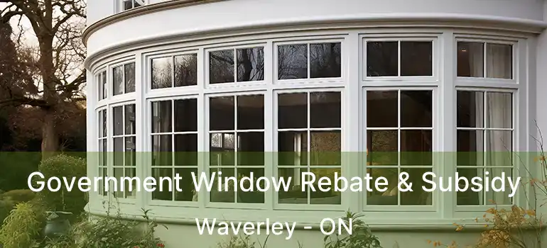  Government Window Rebate & Subsidy Waverley - ON