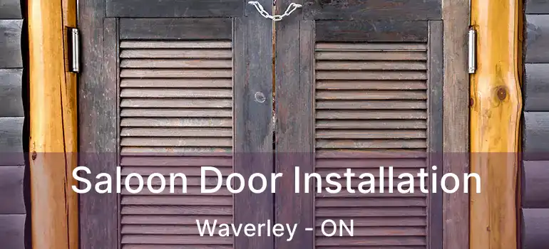  Saloon Door Installation Waverley - ON