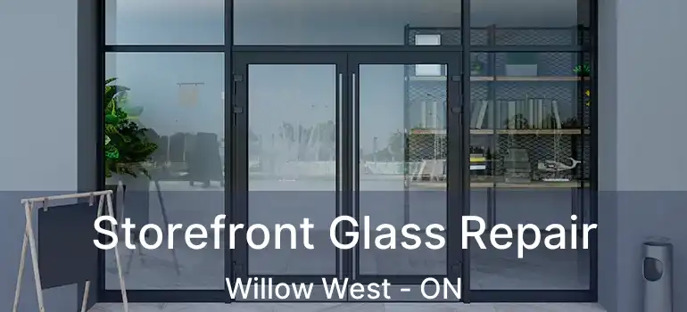  Storefront Glass Repair Willow West - ON
