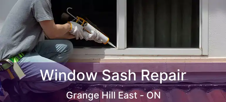  Window Sash Repair Grange Hill East - ON