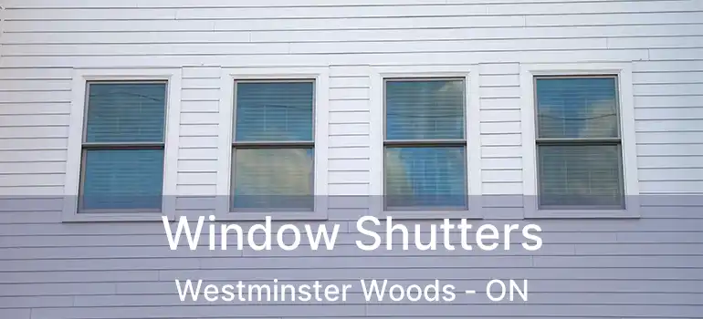  Window Shutters Westminster Woods - ON